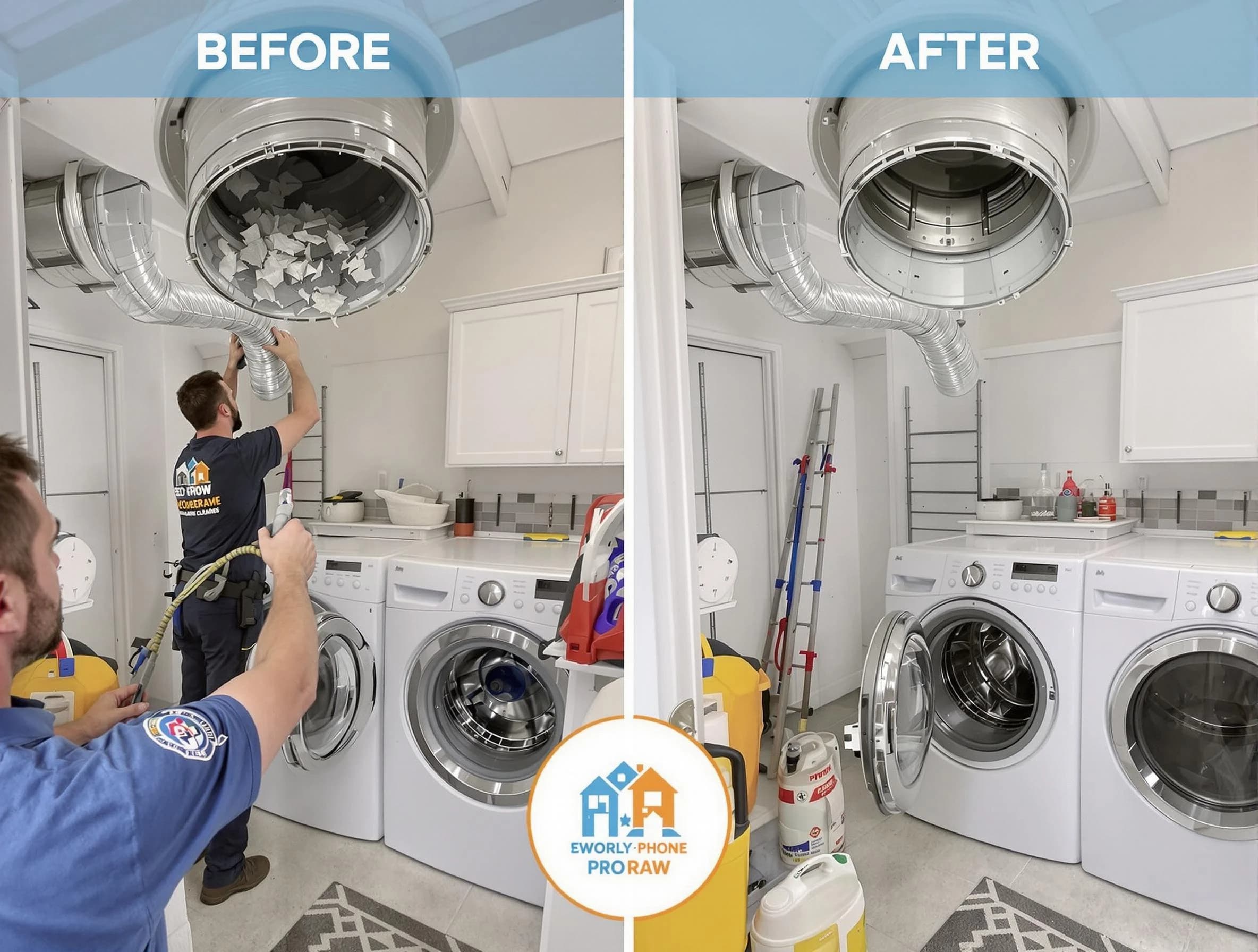 Residential dryer vent cleaning by Plain City Dryer Vent Cleaning in Plain City