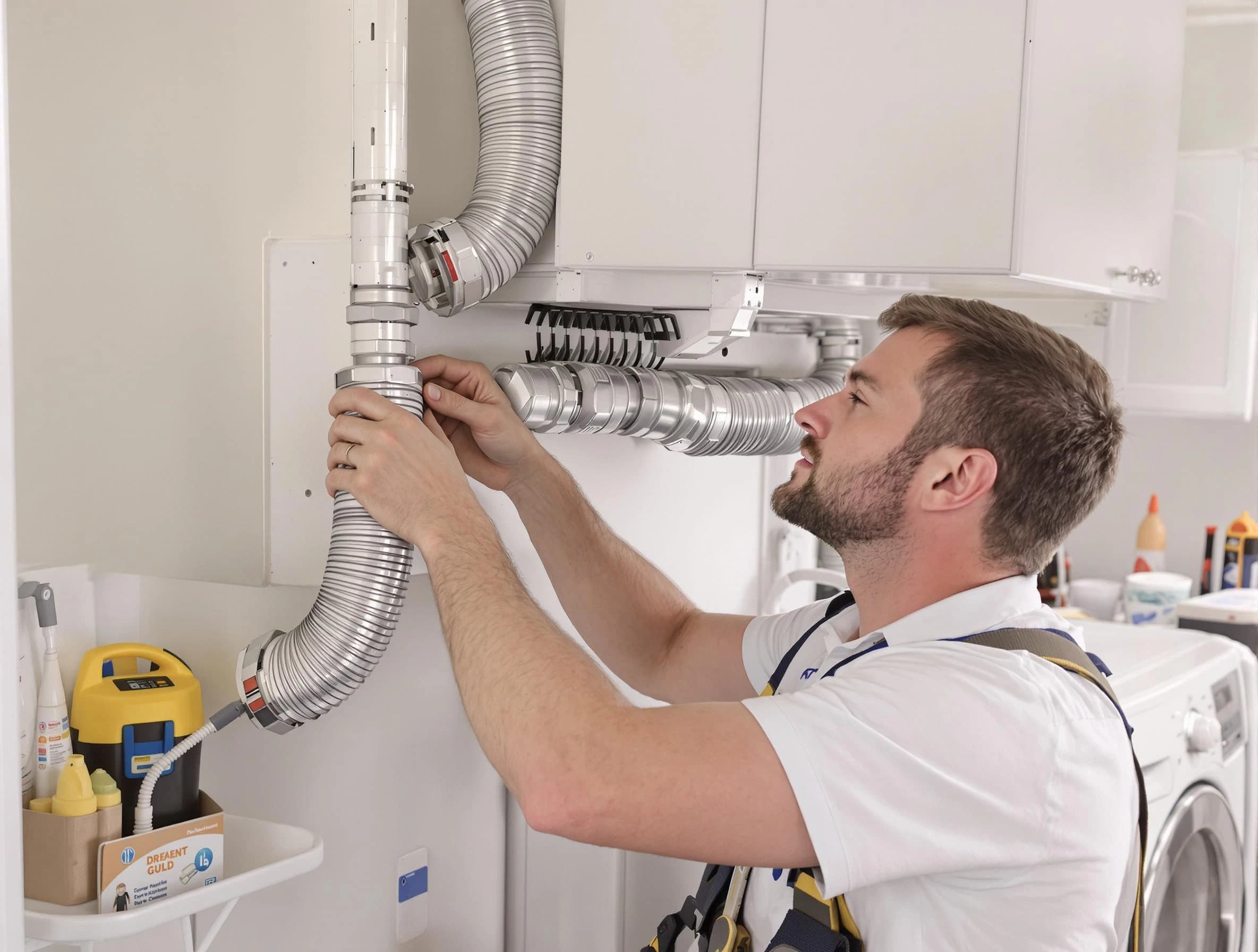 Professional dryer vent repair and installation by Plain City Dryer Vent Cleaning in Plain City
