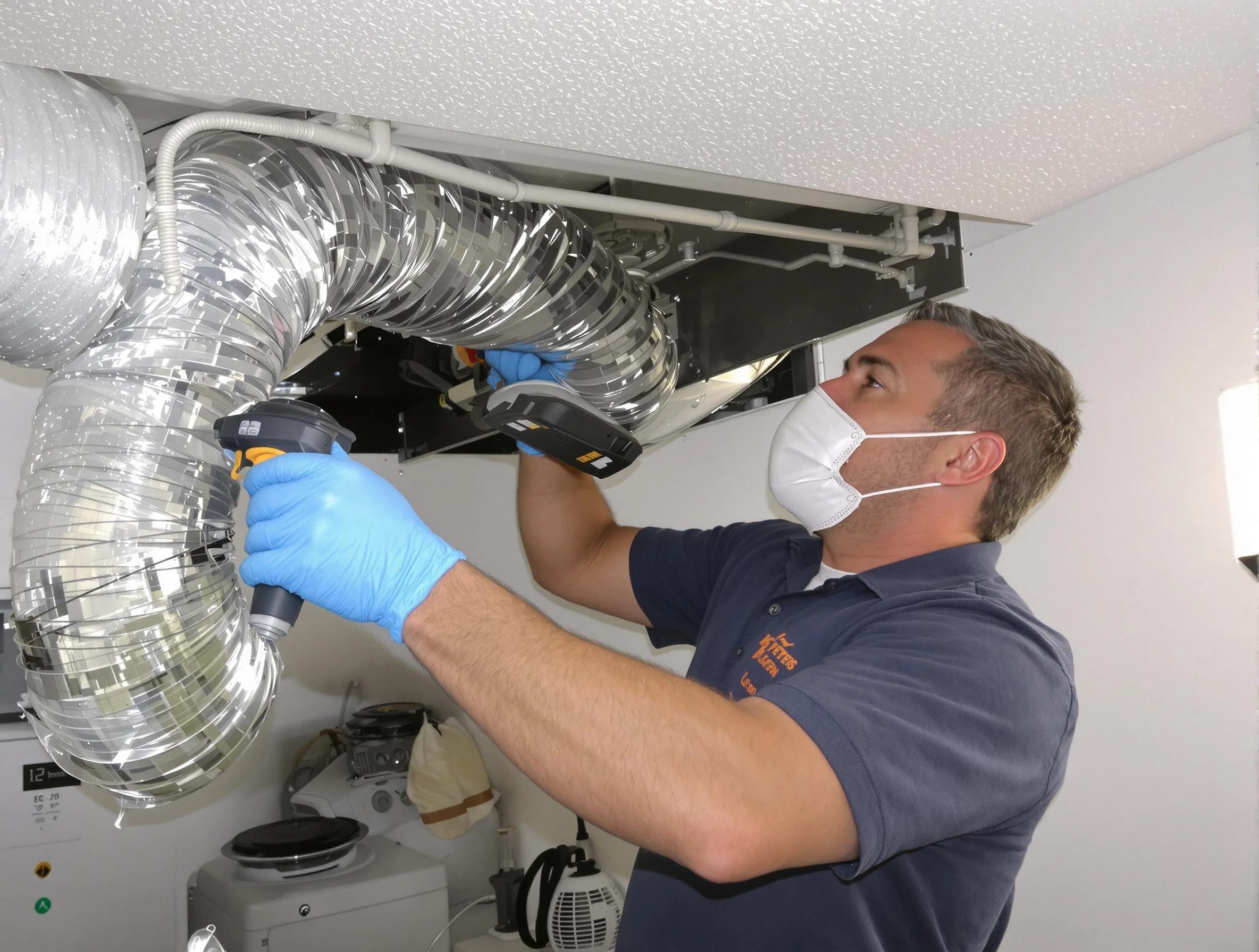 Plain City Dryer Vent Cleaning professional performing thorough residential dryer vent cleaning in Plain City