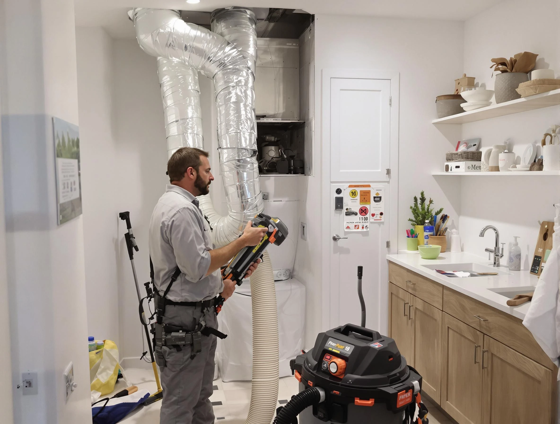 Clogged Dryer Vent Cleaning in Plain City