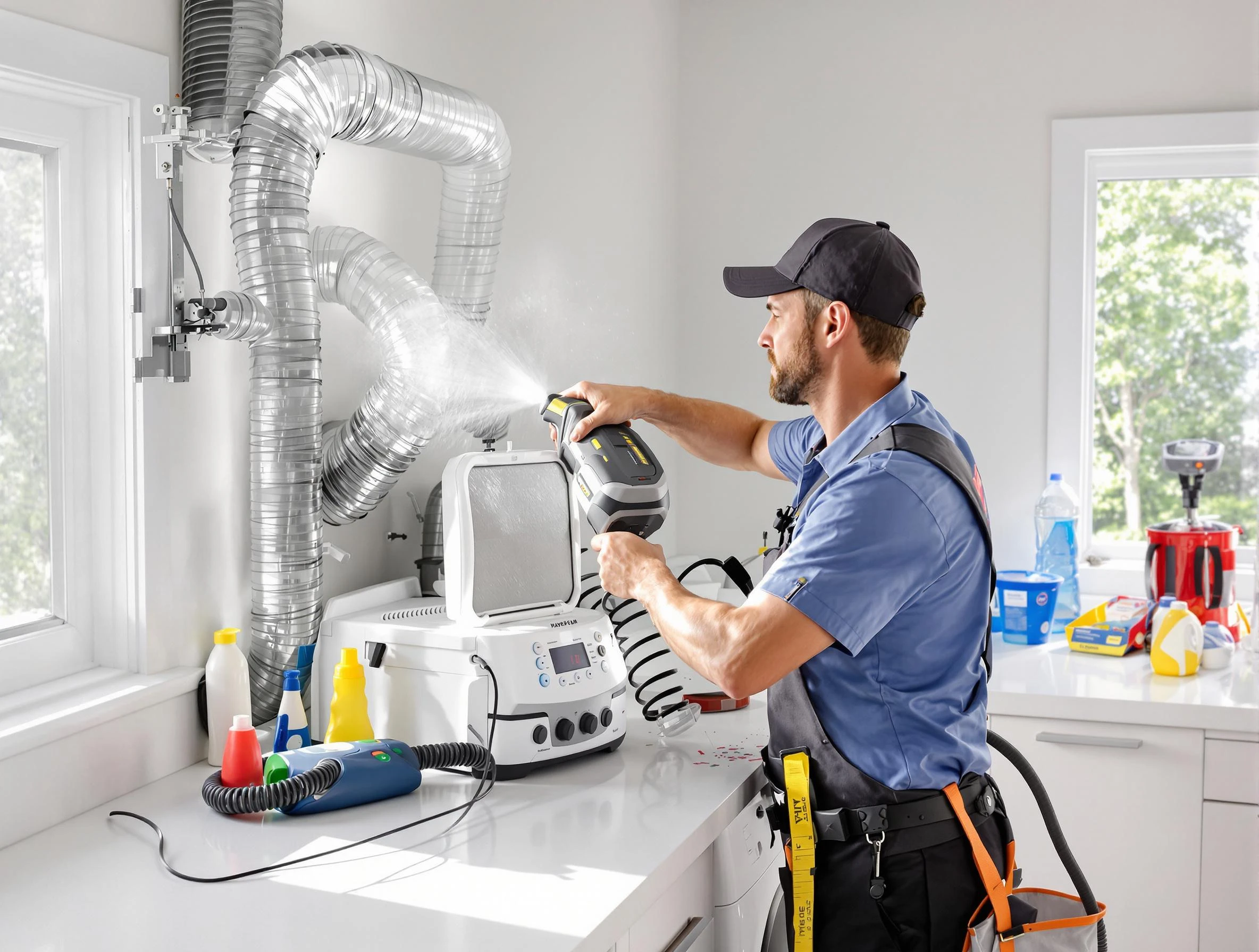 Residential Dryer Vent Cleaning in Plain City