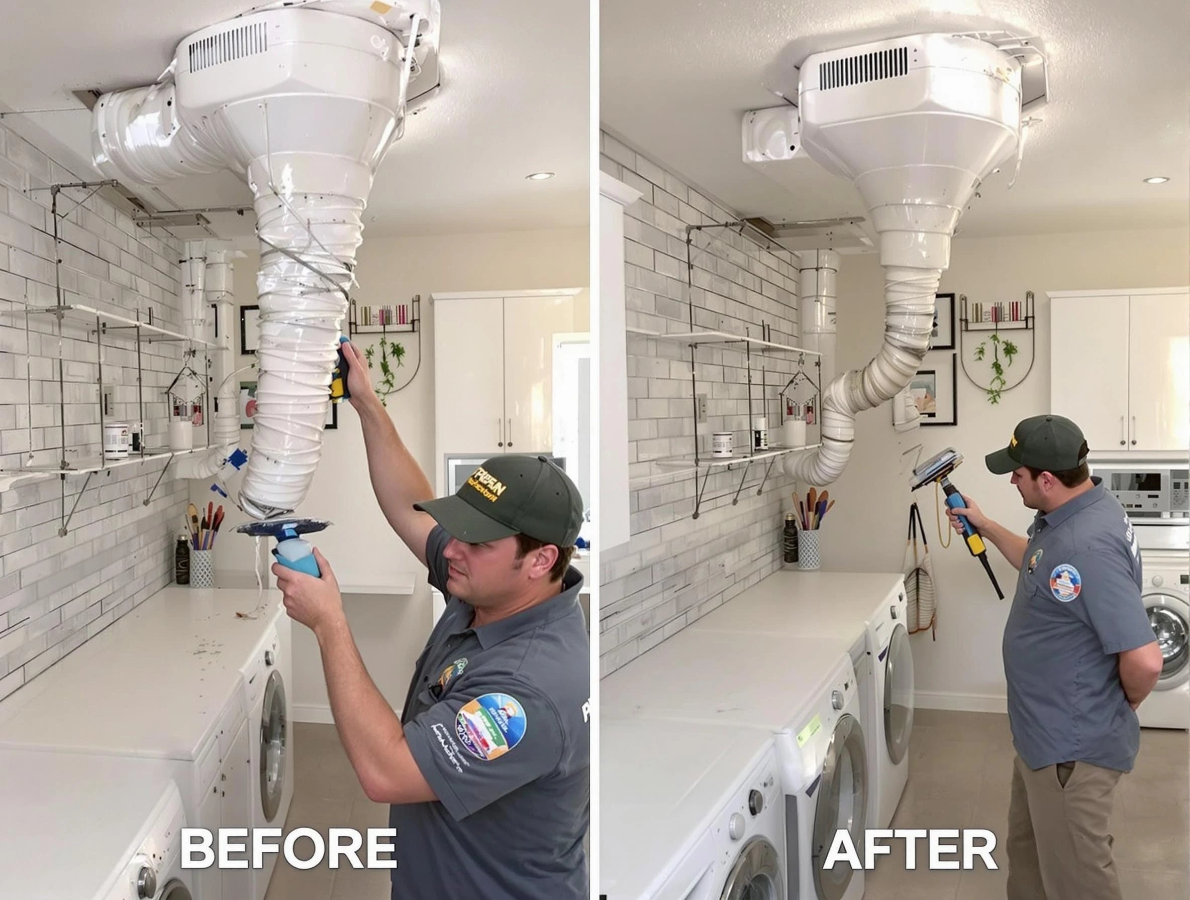 Professional dryer exhaust vent cleaning by Plain City Dryer Vent Cleaning in Plain City