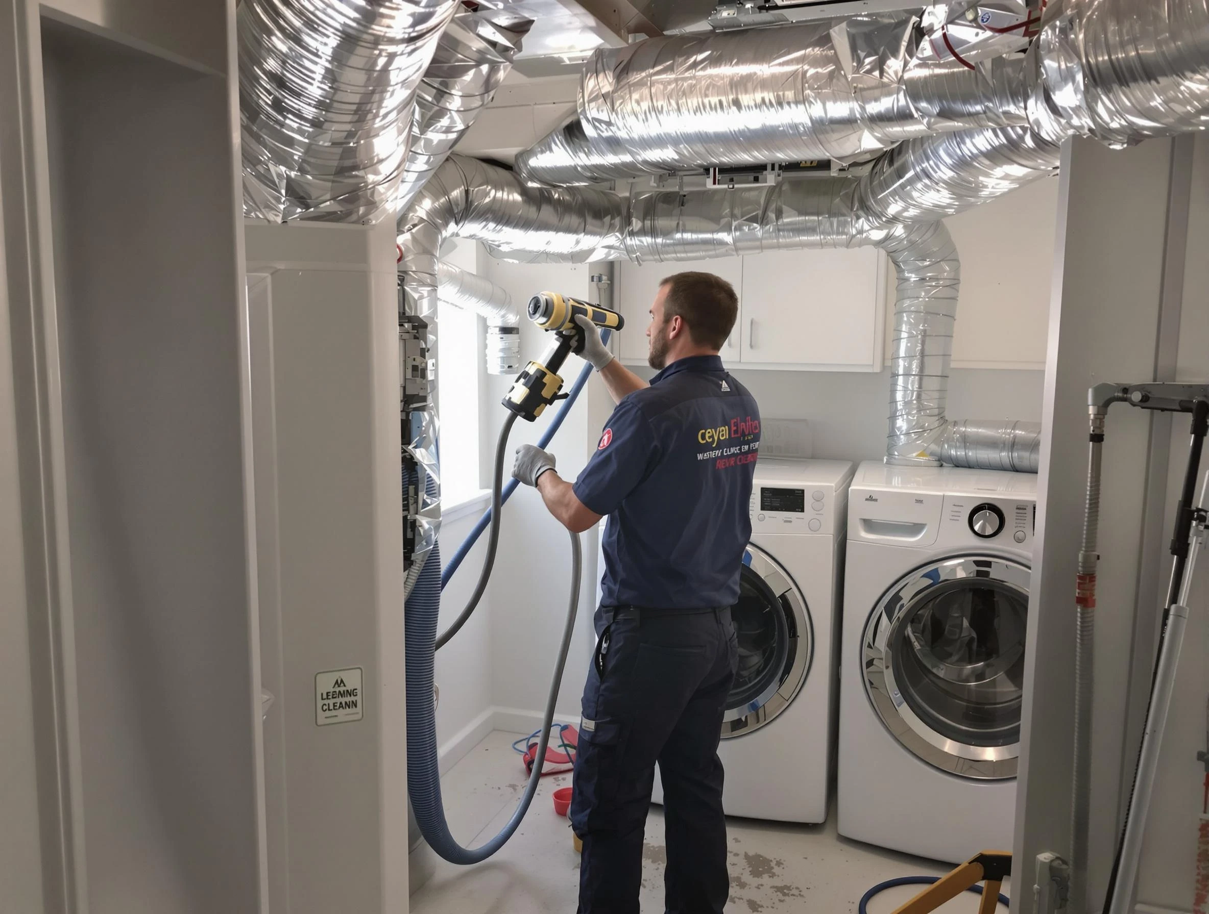 Plain City Dryer Vent Cleaning specialist using advanced equipment for thorough duct cleaning in Plain City